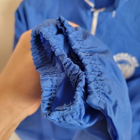 Vintage Crater Lake Windbreak Full Zip Jacket Lightweight Blue M Medium - Picture 11 of 11